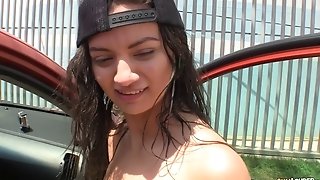 beach,blowjob,car,couple,cowgirl,cute,doggystyle,drilling,ethnic,fingering,hardcore,hd,long hair,missionary,natural tits,shaved pussy,skinny,tan lines,